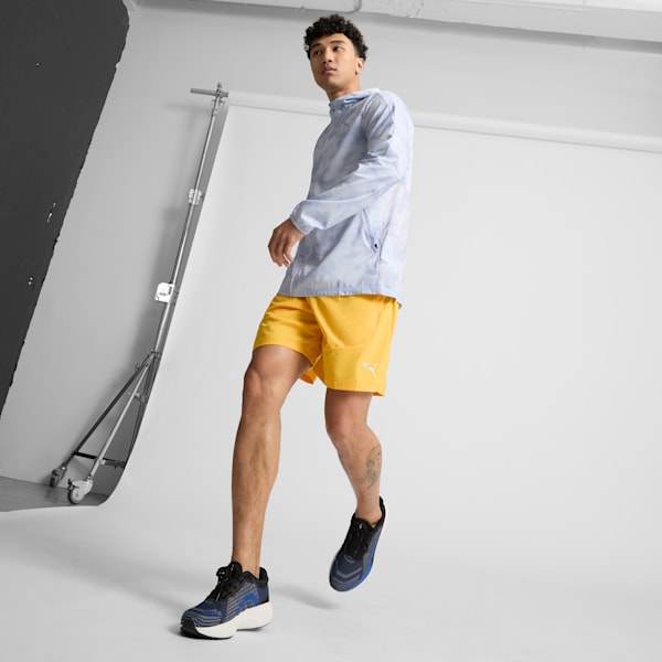 Short de course à pied Run Favorites 7" Homme, Yellow Sizzle, extralarge